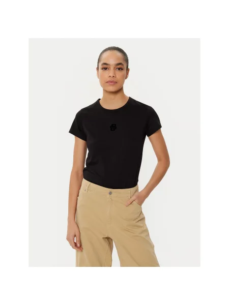 BOSS Majica Regular Fit črna