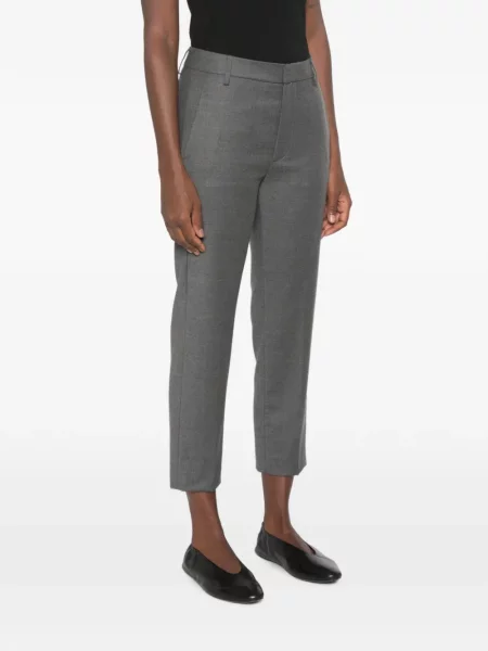 Pantaloni Dondup de lână gri