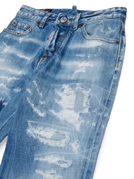 Jeansy dziecięce Dsquared2 niebieskie
