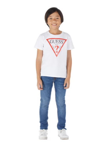 Dětské tričko Guess bílé