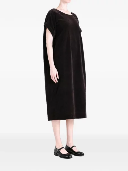 Rochie midi Casey Casey de catifea maro