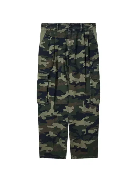 Pantaloni cargo Patrizia Pepe cu imagine cu model camuflaj verde