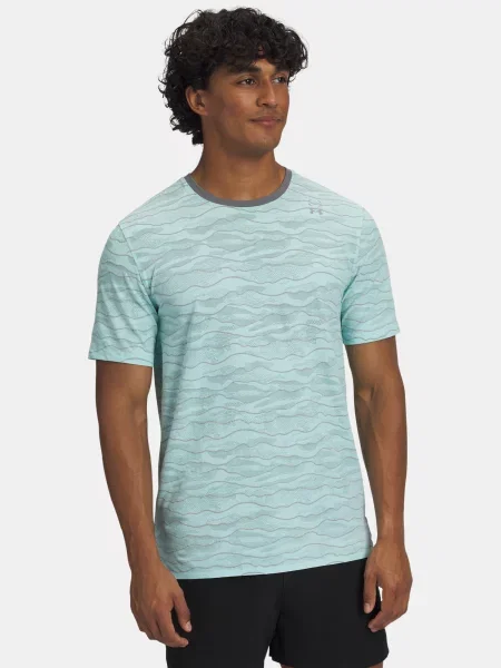 Tricou Under Armour din jacard gri