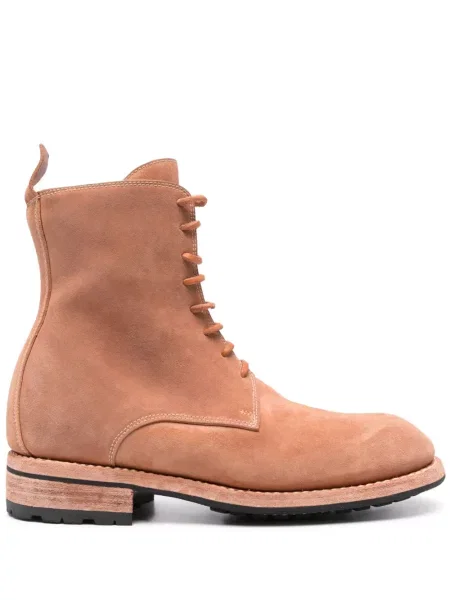 Botine Guidi cu șireturi din piele