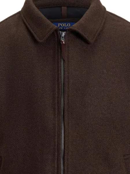 Ριγέ polo Polo Ralph Lauren με κουκούλα με αυτόγραφο λευκό