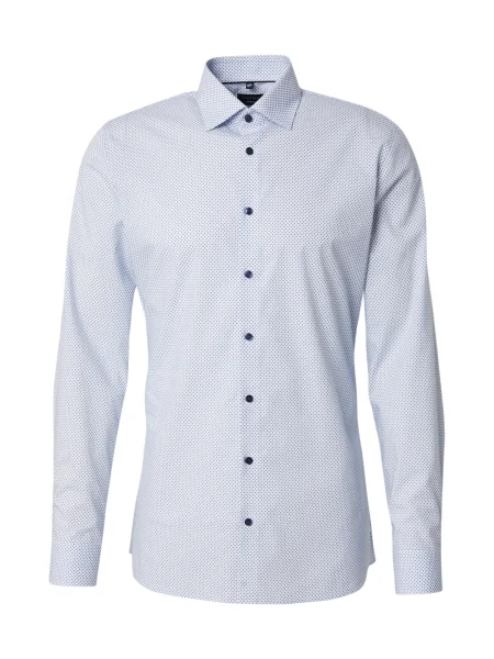 OLYMP Košulja mornarsko plava / svijetloplava bijela