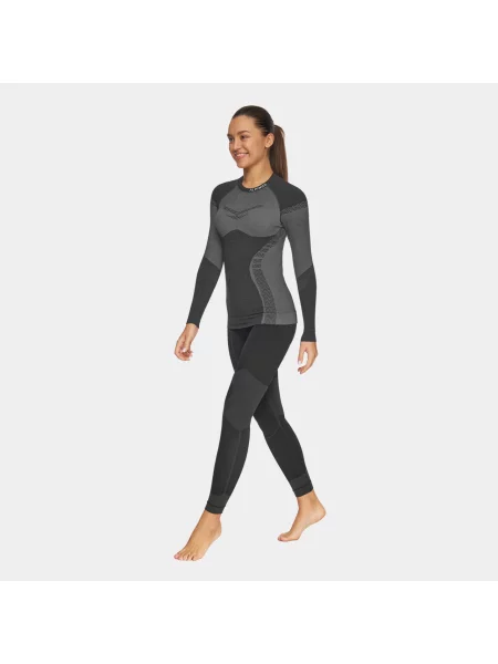 Bluza termoaktywna trekkingowa Alpinus Pro Miyabi Edition szara