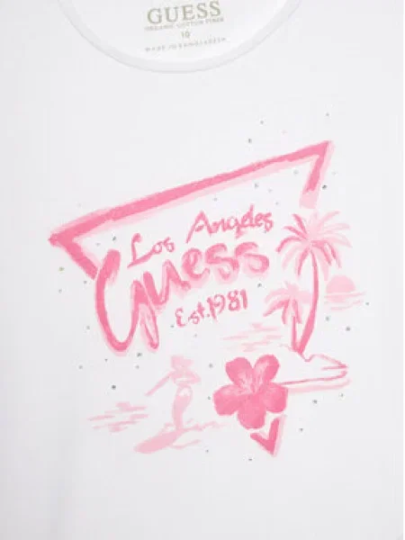 Guess Póló Regular Fit fehér