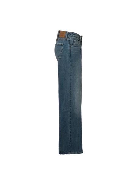 Szerokie jeansy Levi's niebieskie