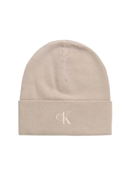 Calvin Klein Czapka damska Kobiety jednolity ONE SIZE beżowy
