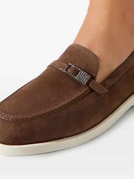 Loaferice Le Silla sa kopčom smeđa