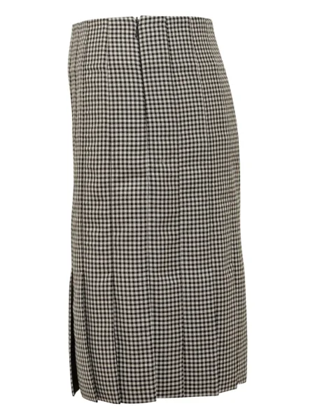 Fusta plisata Ferragamo plisată negru