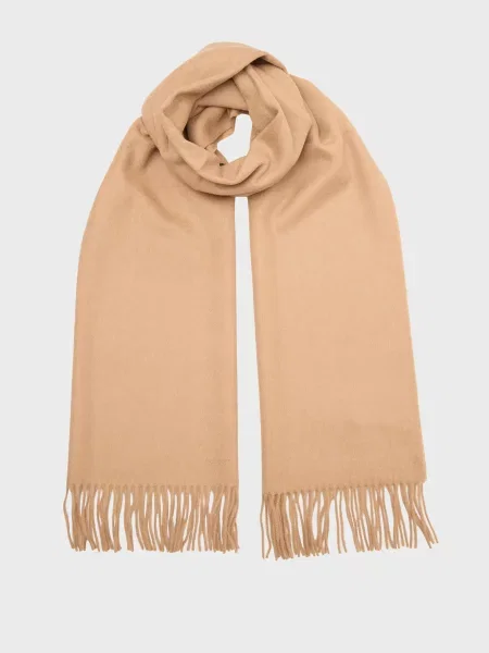 Вовняний шарф Gant бежевий