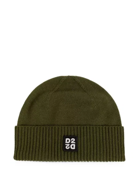 Căciulă Dsquared2 cu autograf verde
