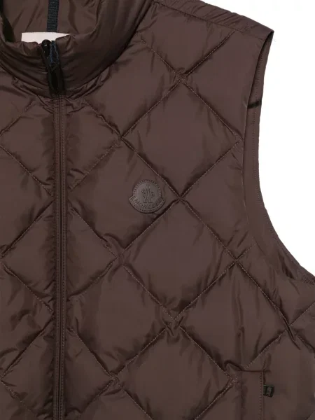 Matlasat vestă Moncler maro