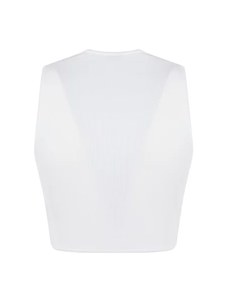 Dzianinowy top Alaïa biały