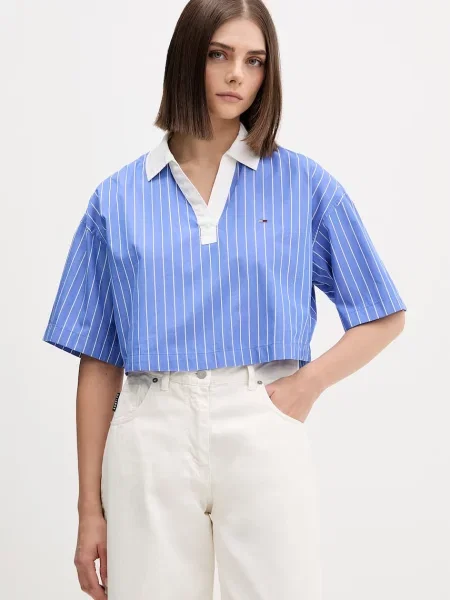 Tommy Jeans bluză damskă din albastru