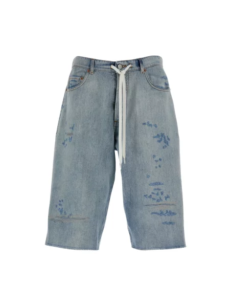 Maison Margiela szorty jeansowe niebieskie