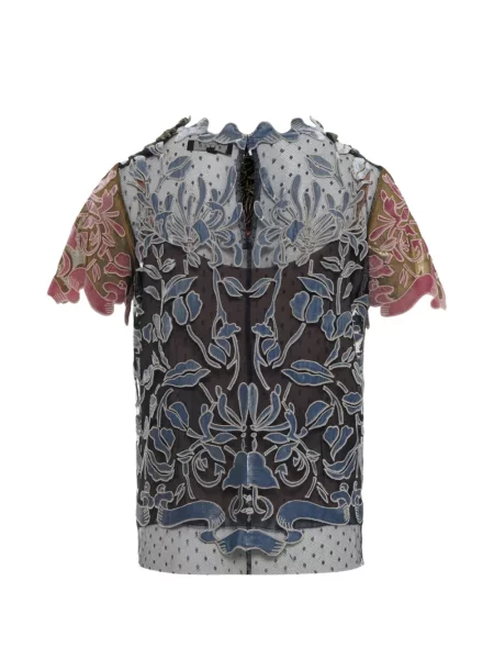 Bluză Biyan cu model floral cu imagine negru