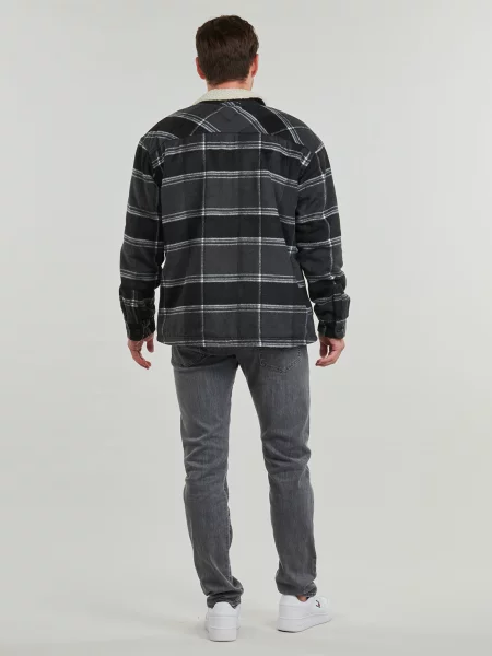 Cămașă din denim Tommy Jeans în carouri