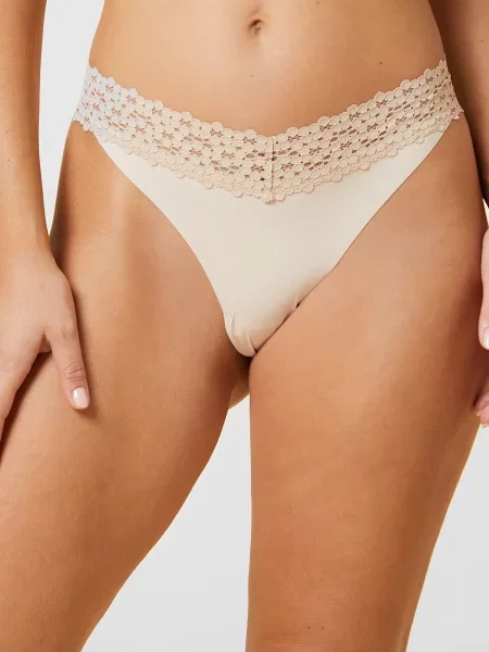 Стрінги Etam бежеві