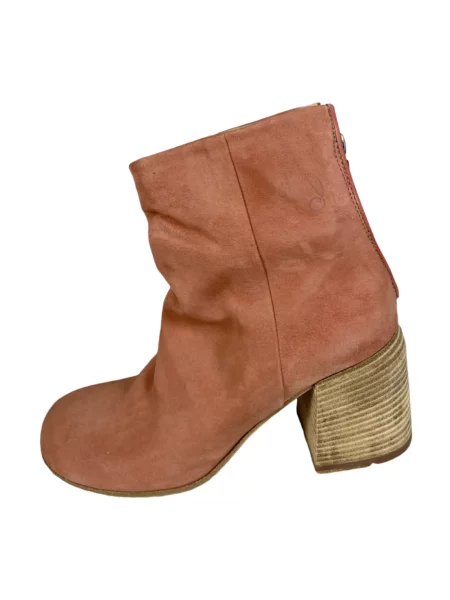 Buty do kostki Lemargo zamszowe różowe