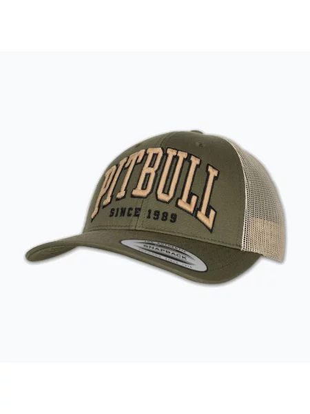 Șapcă pentru bărbați Pitbull Mesh "Pitbull Norton" Trucker Low Profile green verde