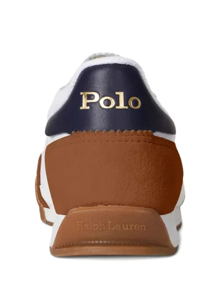 Briaunotas pusiau užtrauktukas zomšinės bokseriai Polo Ralph Lauren balta