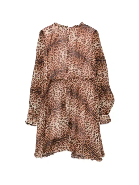 Dětské šaty Roberto Cavalli hnědé