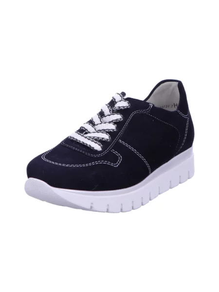 Sneakersy Semler skórzane niebieskie
