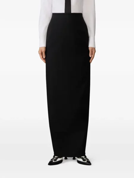 Fusta maxi Thom Browne negru