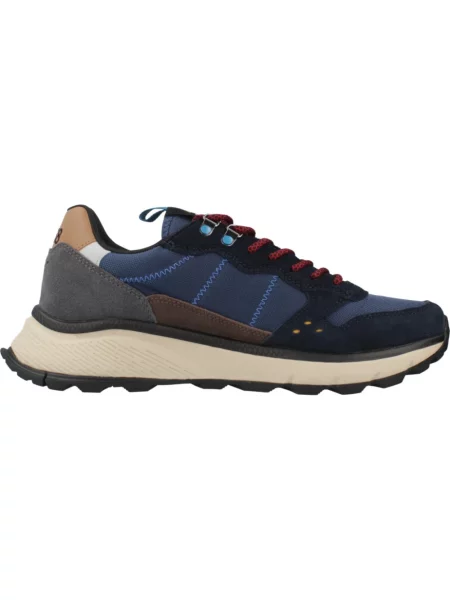 Sneakersy Sun68 skórzane niebieskie