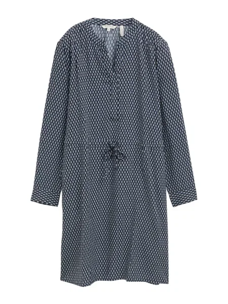 TOM TAILOR Rochie crem deschis albastru