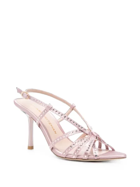 Sandale Stuart Weitzman cu bretele roz