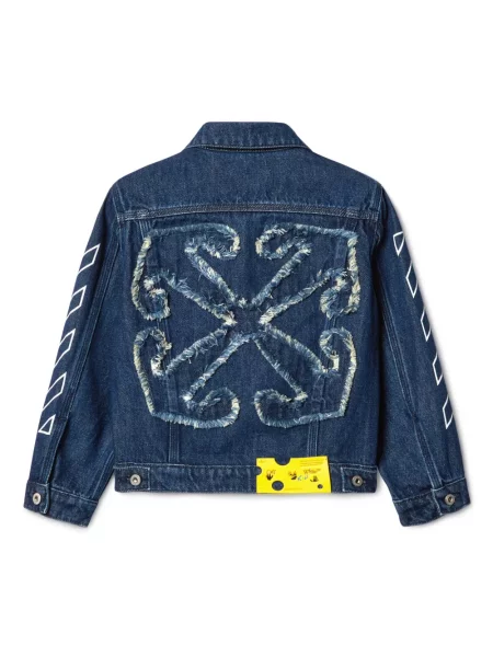 Kurtka jeansowa dziecięca Off-white biała