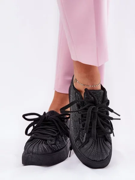 Tenisky Boto na platformě černé