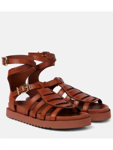 Sandale Zimmermann din piele maro