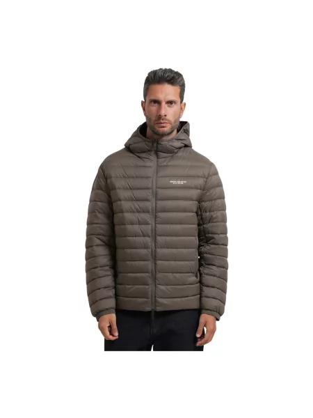 Kurtka puchowa Armani Exchange szara