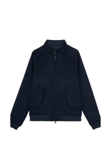 Vlněná bunda Brooks Brothers modrá