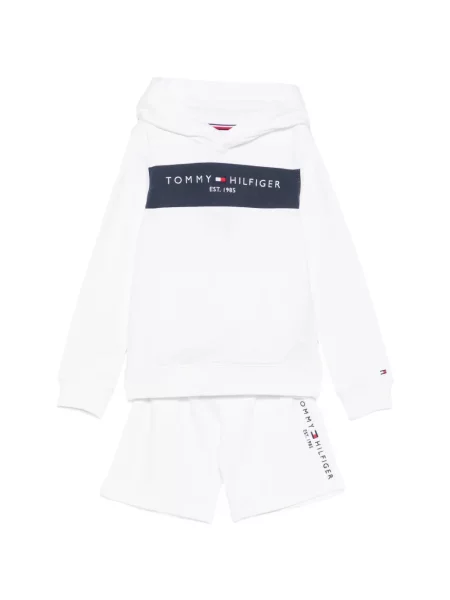 Bluza z kapturem dziecięca Tommy Hilfiger biała