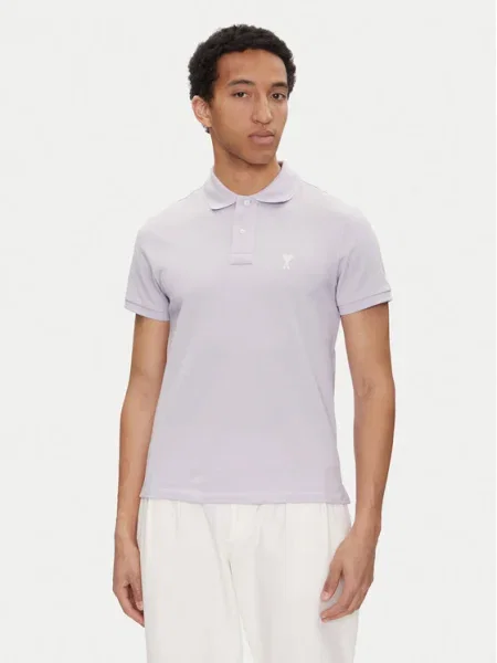 AMI Paris Tricou polo violet