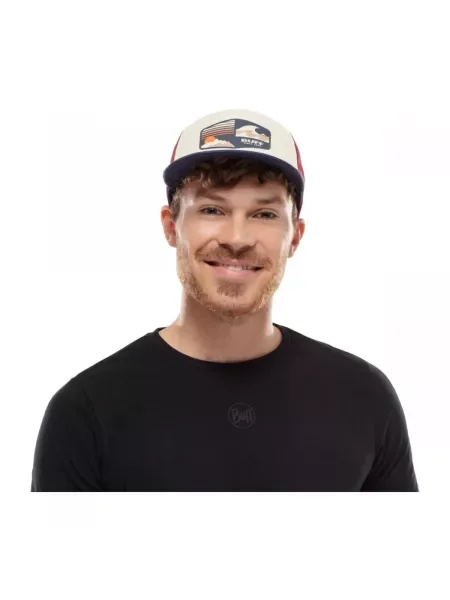 Buff Baseball sapka Trucker Cap Bordó fehér