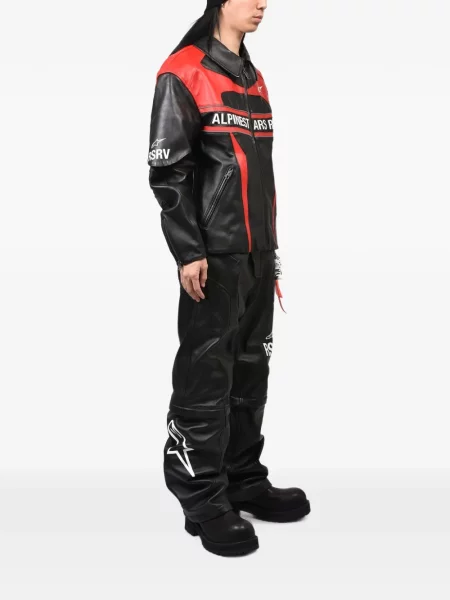 Geanta de piele Alpinestars cu imagine negru