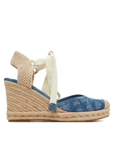 Guess Espadrilky FLJCYR modrá