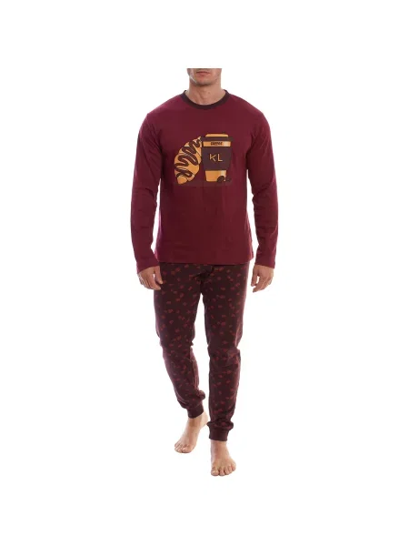 Pizsama Kisses&love piros