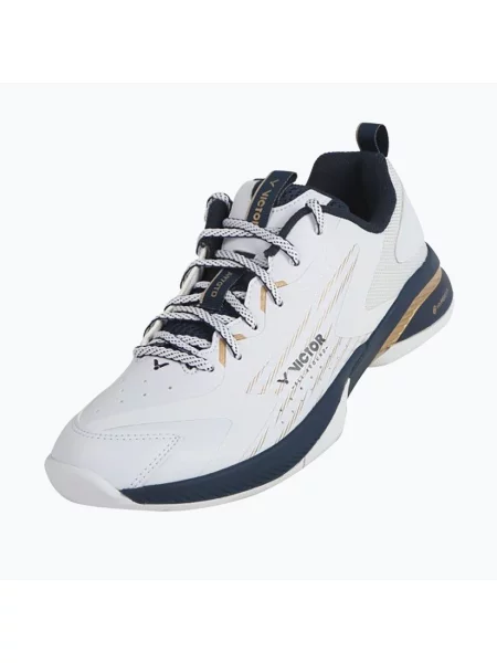 Кросівки для бадмінтону VICTOR AX bright white/light gold білі