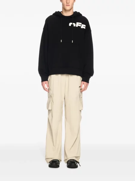 Hanorac cu glugă Off-white alb
