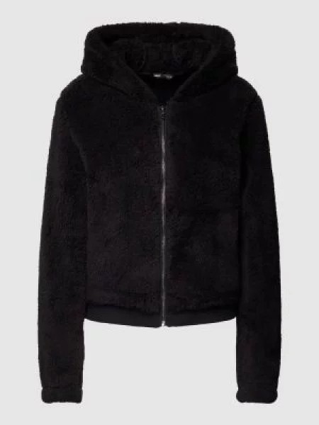 Bluza rozpinana o kroju regular fit z futerka model ‘NEWANNA’ Only czarna