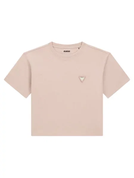 Guess T-Shirt Ανοιχτό ροζ