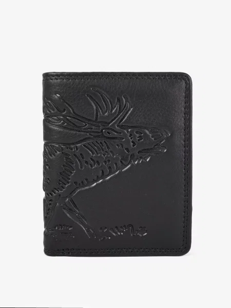 Кожаный кошелек Hill Burry черный